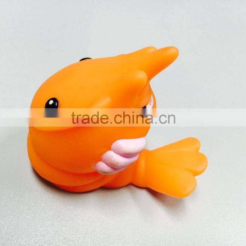 Shrimp Bath Toy,Animal Shaped Vinyl Toy,Small Plastic Toy