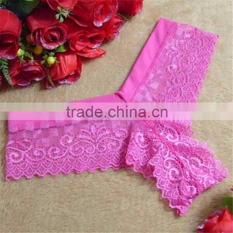 Cheap Hot Selling Elegant rench Lace Panty Made in China Women Sexy Young Girl Undergarment