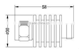 DC-3G, RF SMA 10W Attenuator Fixed