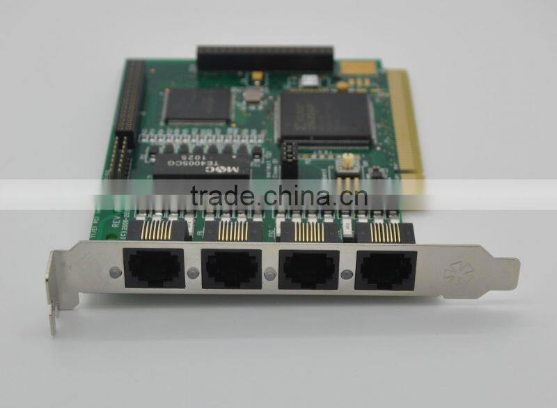 Best sell! 4 Ports E1/J1/T1 Digital Asterisk card TE410P