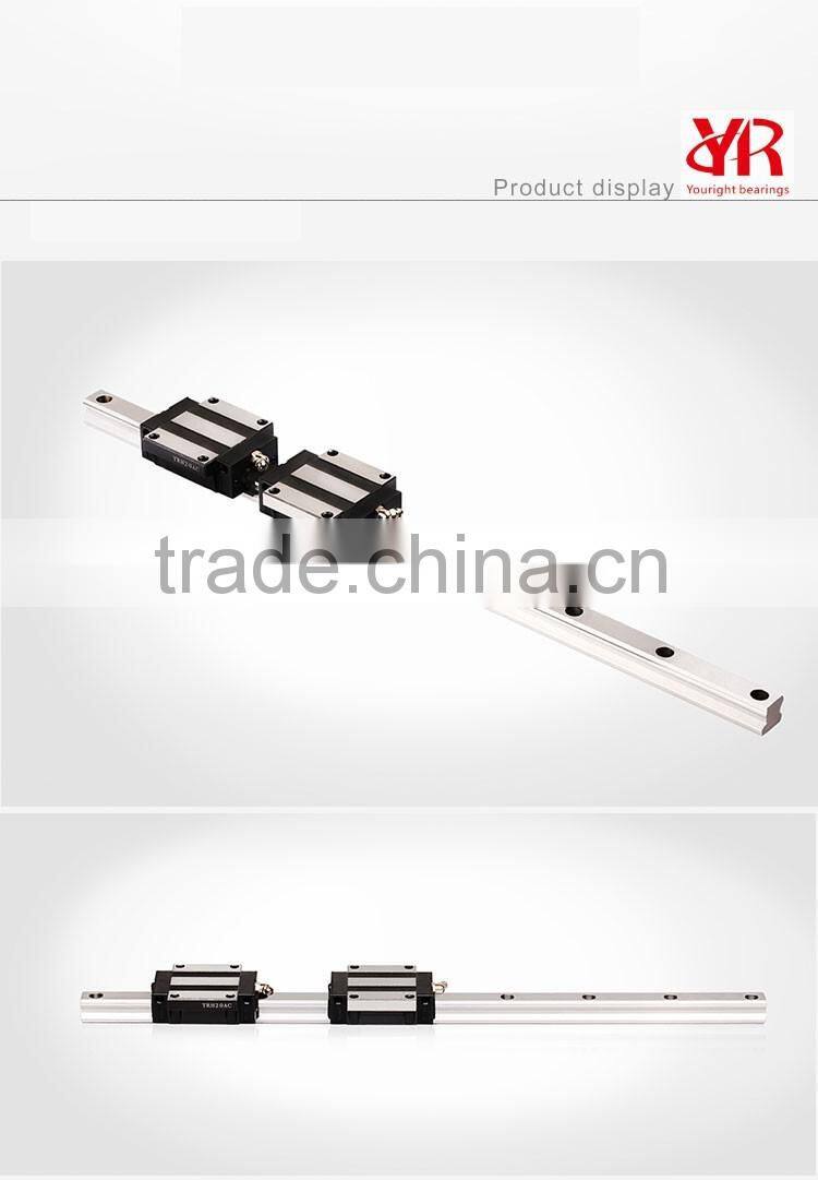 Alibaba linear bearing rails TRH 20 with heavy load blocks for printing machinery