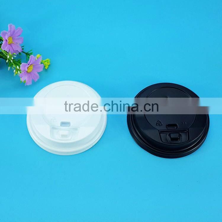 PS flat paper custom disposable coffee cup lid matched for12oz 16oz 20OZ