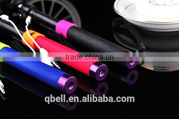 Selfie mobile phone monopod with wire/selfie monopod/monopod