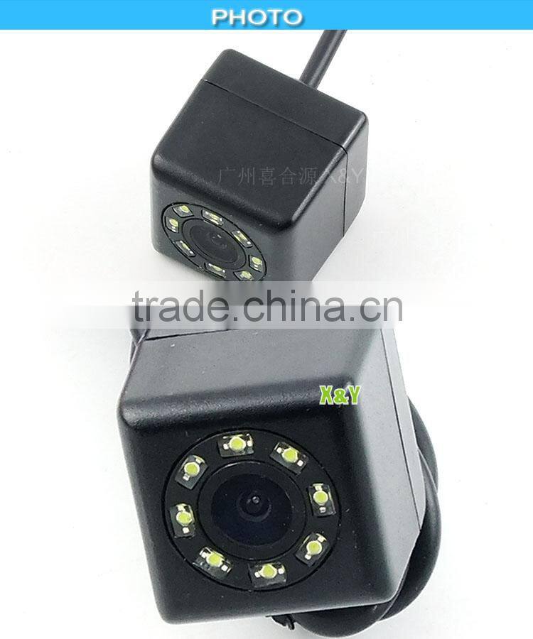 8LED nightvision car rear view camera universal type car reverse camera XY-1662