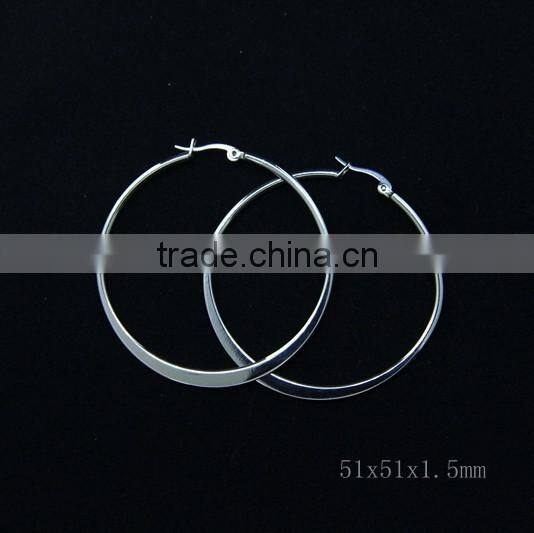 Gold Handmade Big Ring Earrings E3-10001-3300