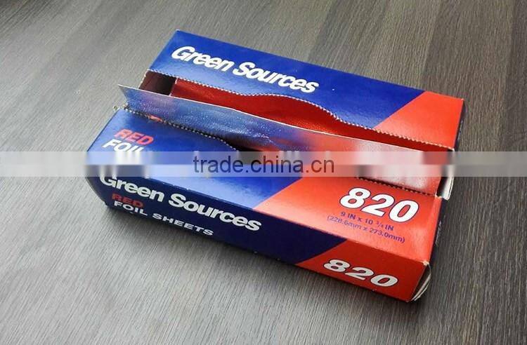 2016 Factory Household aluminum foil food wrapping paper