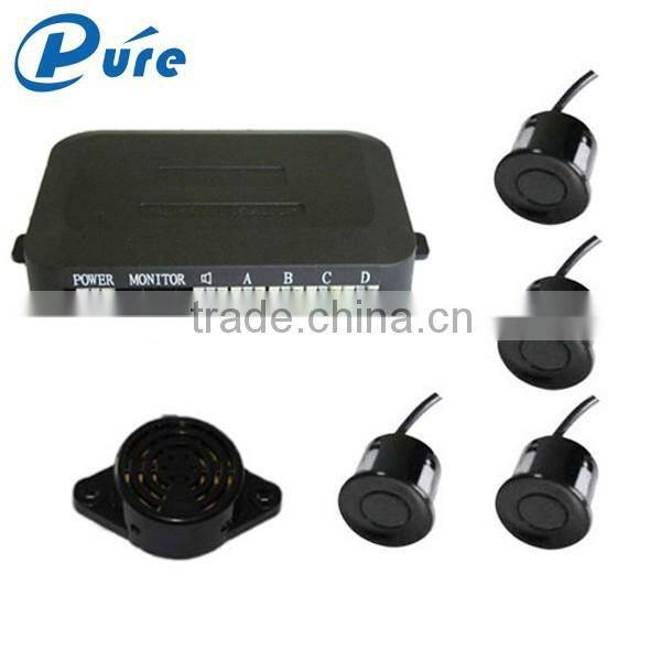 simple reverse parking sensor with four-step Bibi sound alarm 4 sensors parking sensor
