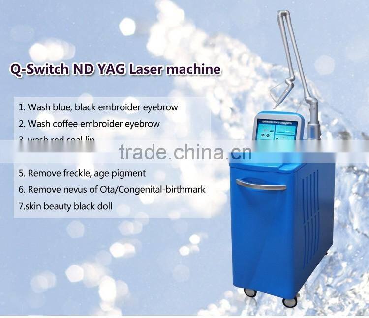 Active Q-Switch EQ Powerful 1064nm 532nm q-switch nd yag laser / nd yag laser machine