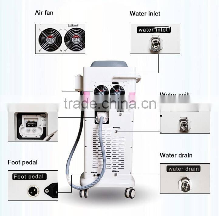 Professional diode laser for hair removal 808nm beauty machine depilight