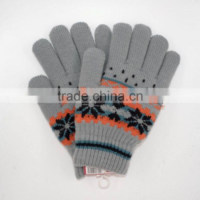 brushed warm knit gloves (in stock)