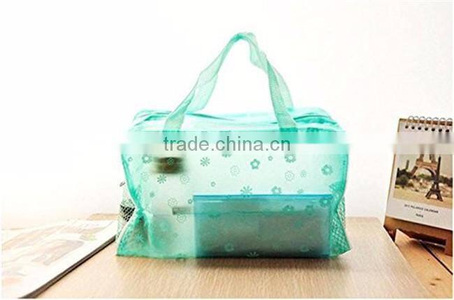 Portable travel waterproof storage pouch bag cosmetic bag pvc