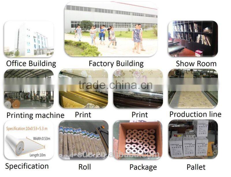 Supply home wall decoration non-woven wallpaper for home decor