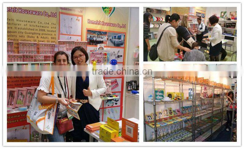 Purple blue red colored macaron design fruit spoon