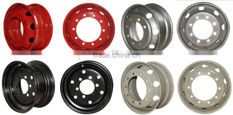 22.5x8.25 high quality steel truck wheel ,truck steel wheel,truck rim