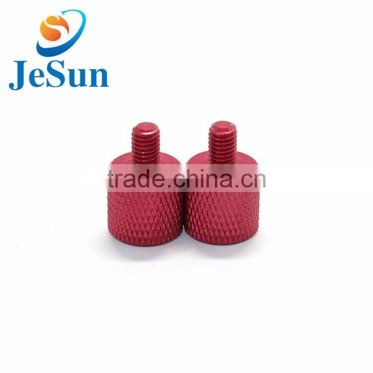 Red anodized thumb screws,aluminum screws
