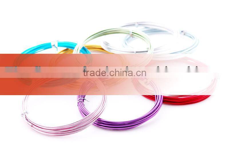 colored aluminum wire jewelry for Festival decorative