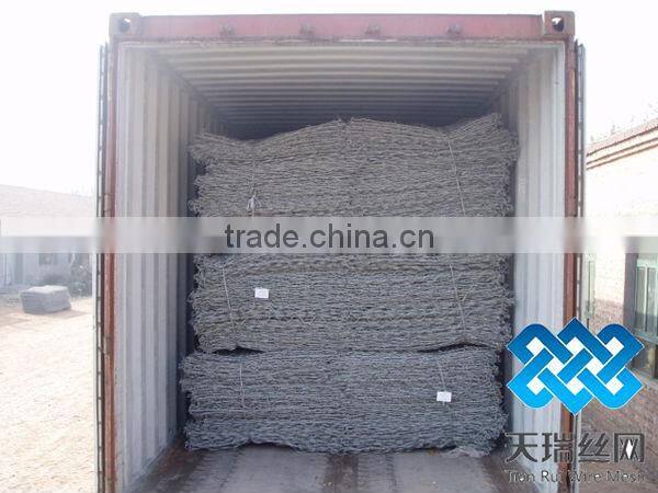 High zinc coated hexagonal gabion basket for sale