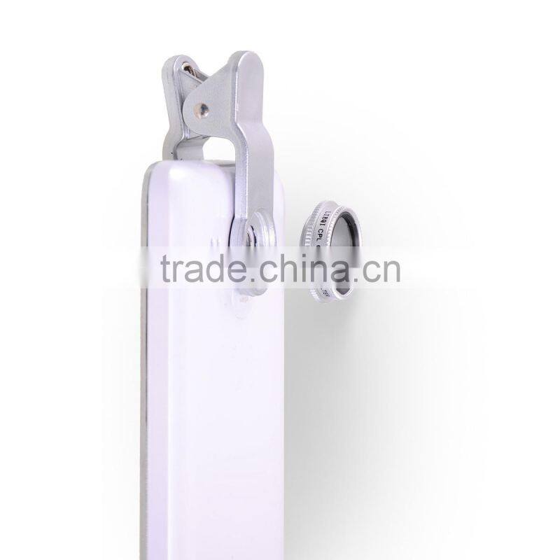 Hot Sale Universal Black Circular Filter Lens with Clip for Mobile Phone Camera Tablet PC