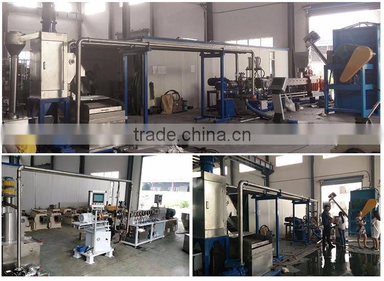 Biodegradable Starch granule extruder machine/PVC+Caco3 compounding pellet extruder