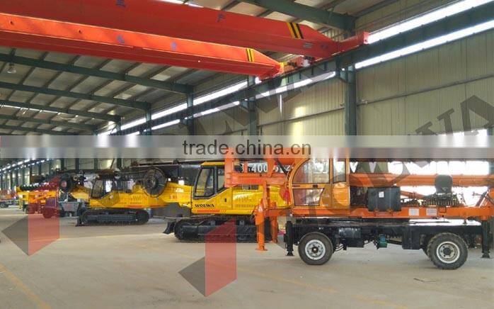 GNLZ360 Wheel long spiral piling machine Automatic Feed Screw Piles Machine