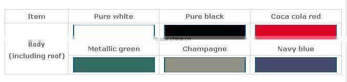 two seats electric golf cart with steel or aluminum cargo box