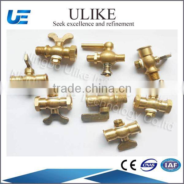 Brass shut off cock, brass petcock valve,brass air cock
