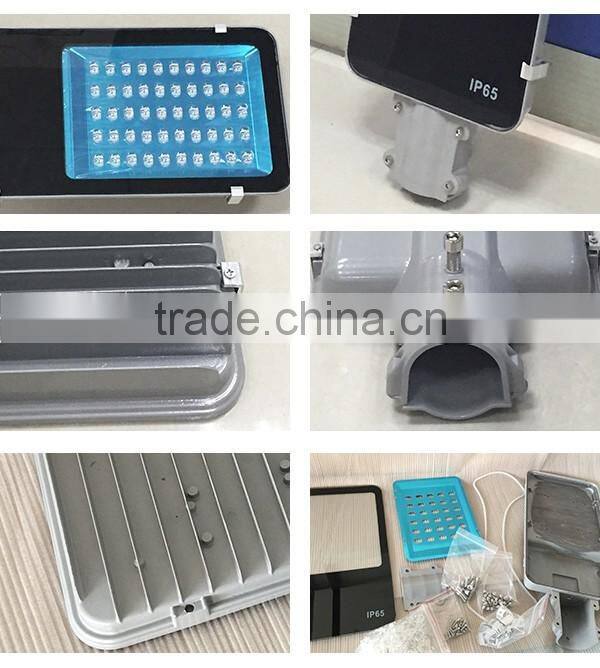 IP65 SMD 50W Aluminum Alloy Blue LED Street Light Fixture