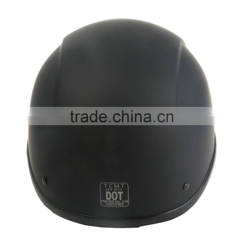 3D DOT Skull Skeleton Half Motorcycle Chopper Biker Cruiser Adult Helmet Shorty