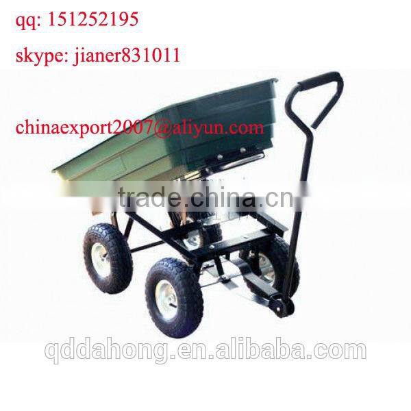 Garden Tool Cart TC2145 with Poly Tray and Four Wheel