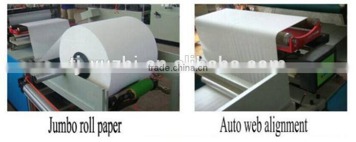 Two color napkin paper machine sanitary napkin making machine