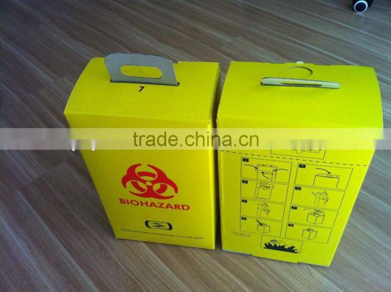 alibaba express china supplier Medical equipment supply disposable kraft Safety box for hospital