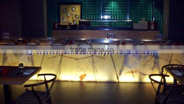 new arrive factory price LIGHT LIGHT GREEN ONYX COUNTERTOPS