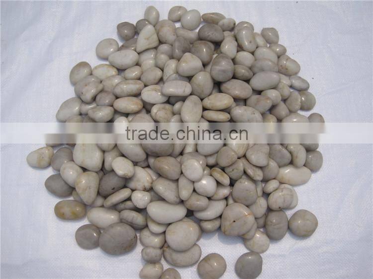 High Polished Pebble Stone And White River Stone For Garden