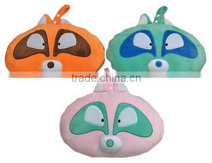 Multipurposes Fashionable Cartoon Animal Throw Pillows within A Quilt