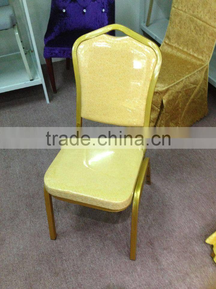 Popular Wedding Event Stackable Chair stainless steel legs dining chair