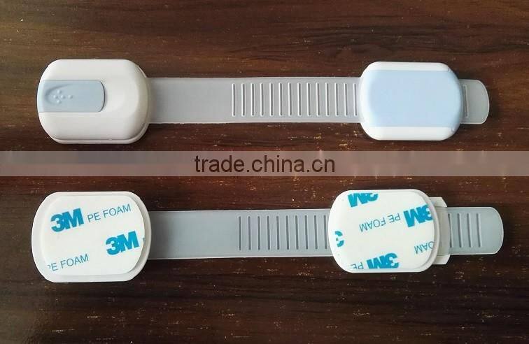 J162-2 Hot Sale High Quality Kids Safty Adjustable Drawer Latch Door Baby Lock Baay Protection Accessories