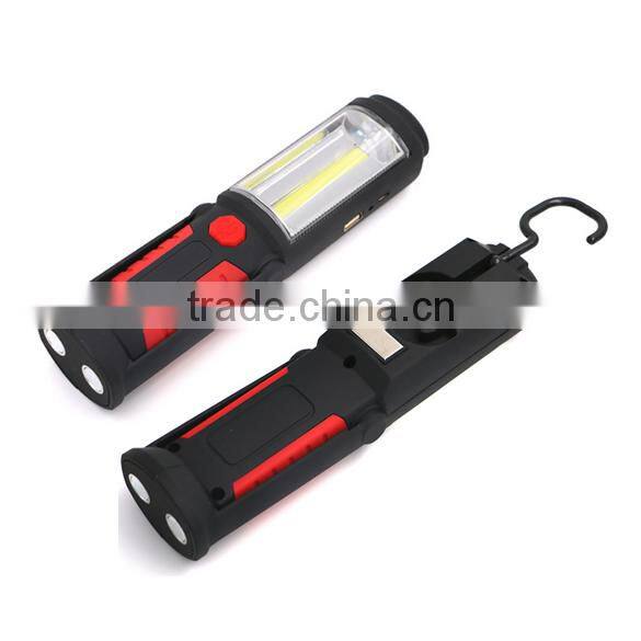 High quality Portable magnetic base rechargeable COB LED work light