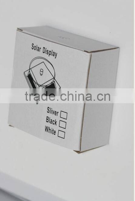 New arrival Made in china Solar power acrylic rotating solar display