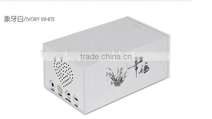 2016 Newest Explosion Hot-selling Pandora's Box Multifunction Bluetooth Stereo Music Speaker Touch LED Lamp Wooden BT Speaker