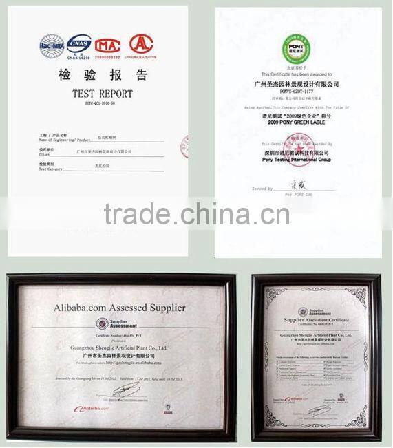 SJLJ013315 artificial moss / plastic moss floor tile for wall decoration