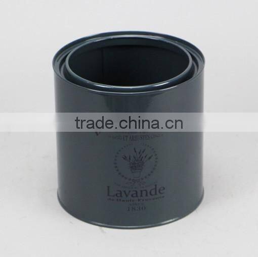 2016 new style metal round custom printed tin box for gift