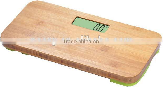 High Precision Bamboo Bathroom Body Scale