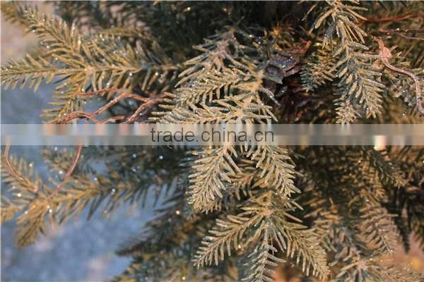 long branches Christmas indoor ornament small decorative otted pine tree