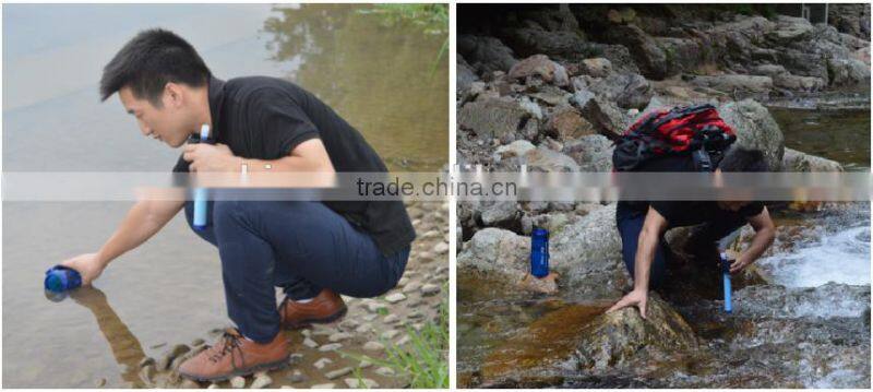 1500 Liters Filter Lifespan Portable Water Bottle/Filter System