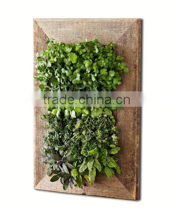wall-mounted wooden flower pot wooden flower box outdoor wall deco
