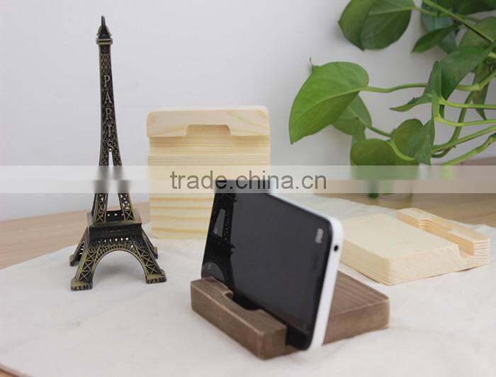 wooden mobile phone holder