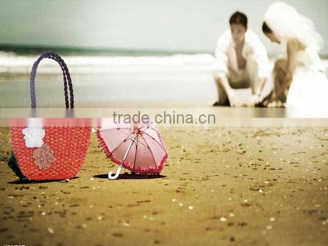 Straw tote bag straw handbag cheap straw beach bag