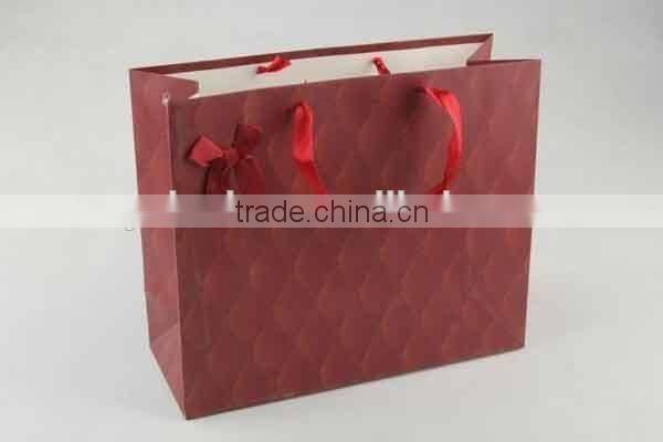 Foldable Gift Bag With Bowknot/ Shopping Bag
