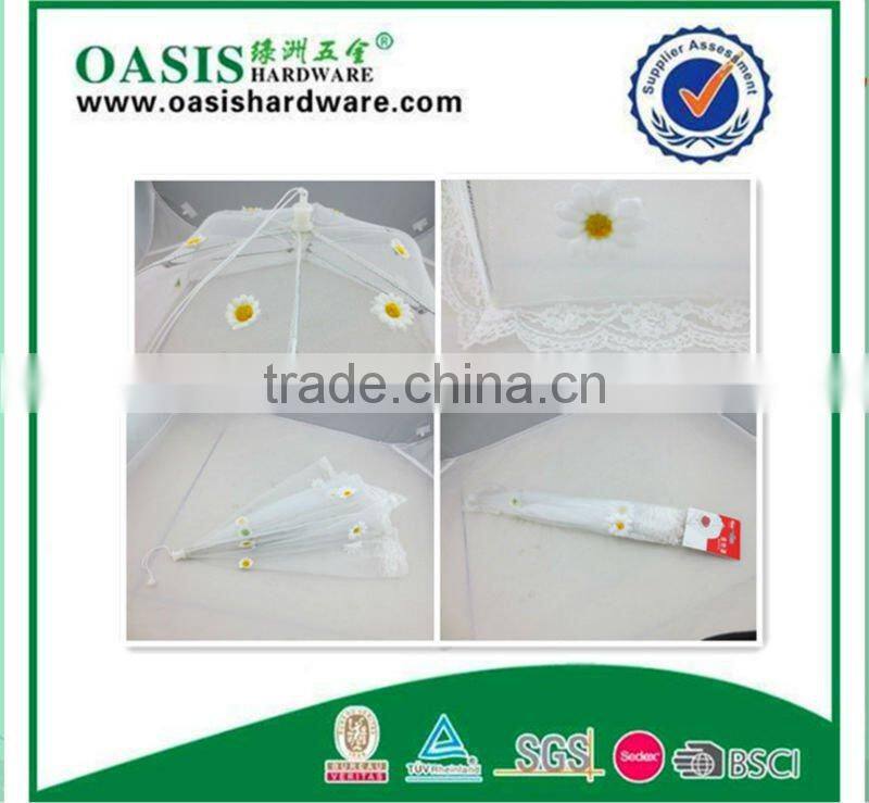 HIGH QUALITY food cover beautiful with flower net cloth