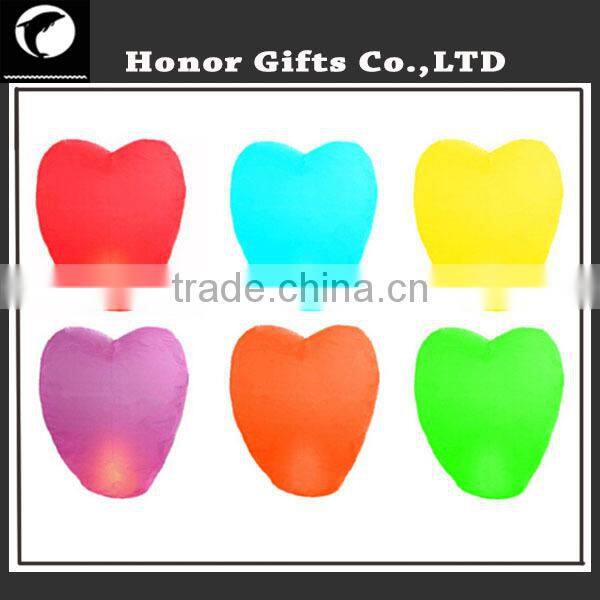 2015 Best Fashion Flame Resistant Wedding Sky Lantern Chinese Paper Lantern